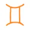 Gemini sign weekly symbol