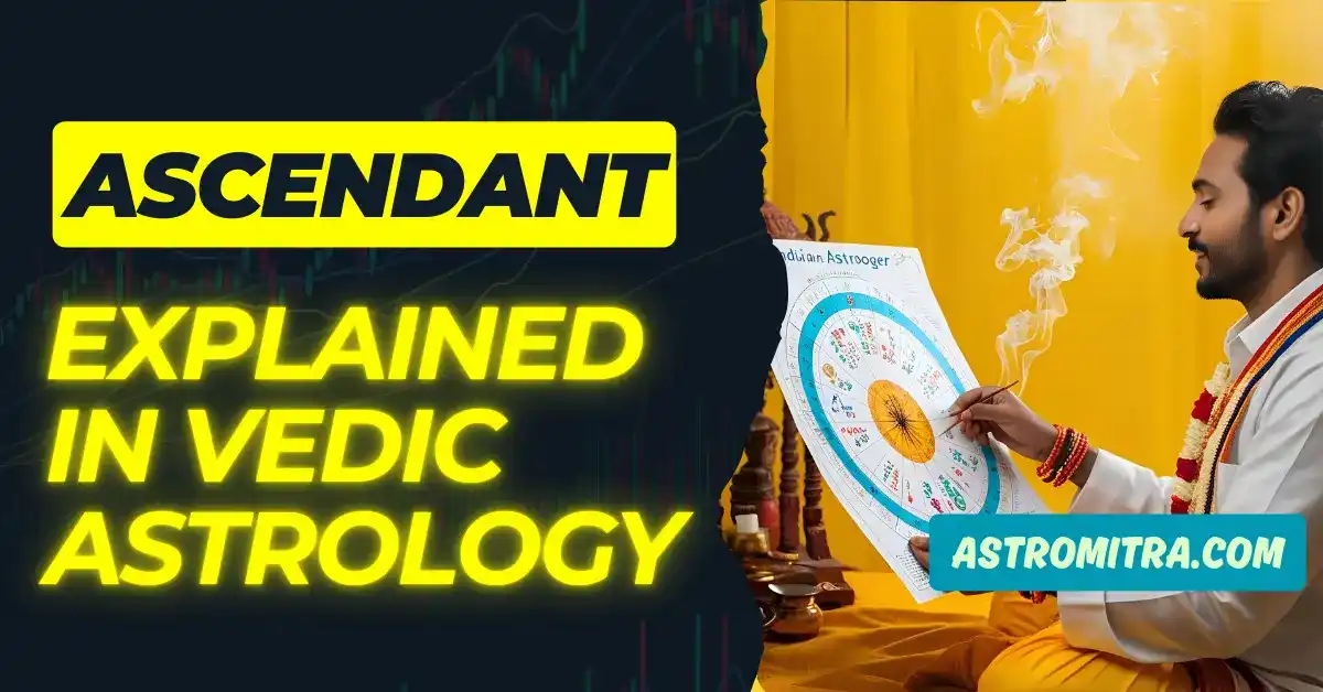 Illustration explaining the Ascendant or Lagna in Vedic astrology