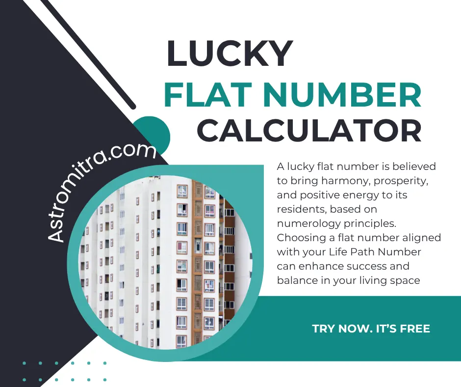 Lucky Flat Number and Apartment Name