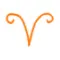 Aries sign weekly symbol