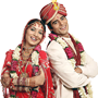 newly married indian couple