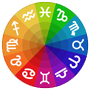 colorful western zodiac chart