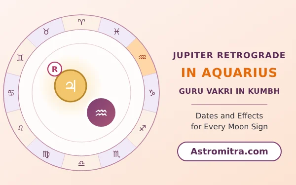 Jupiter retrograde in Aquarius: Guru vakri in Saturn's air sign, Astromitra.com