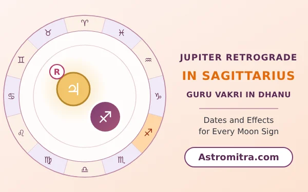 Jupiter retrograde in Sagittarius: Guru vakri in its own sign of faith and learning, Astromitra.com