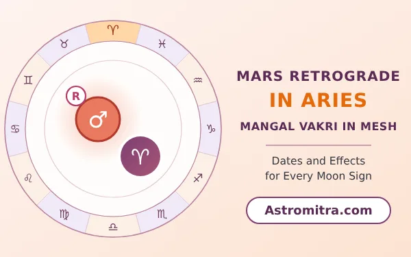 Mars retrograde in Aries: Mangal turning back in its own fire sign, Astromitra.com