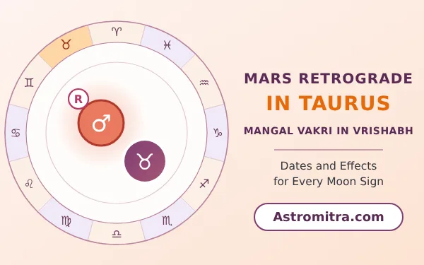 Mars retrograde in Taurus: Mangal turning back in Venus's earth sign, Astromitra.com