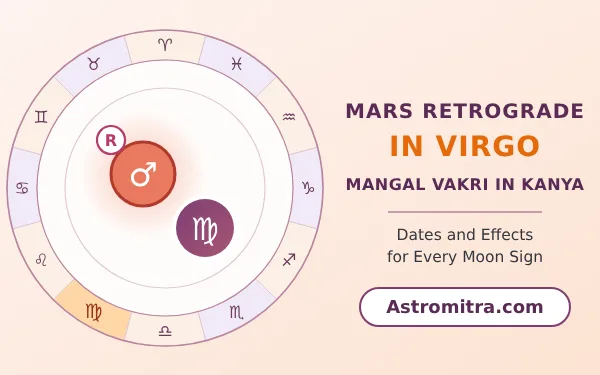 Mars retrograde in Virgo: Mangal turning back in Mercury's earth sign, Astromitra.com