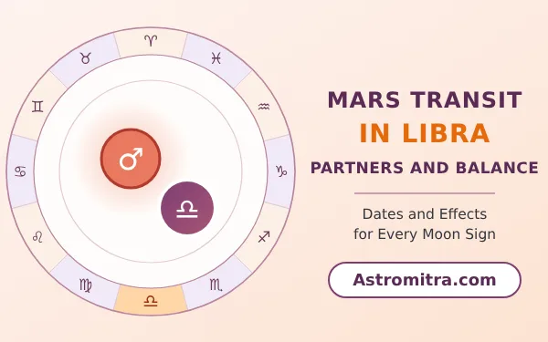 Mars transit in Libra: the red planet in Venus's sign of balance, Astromitra.com