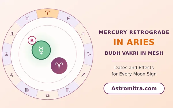 Mercury retrograde in Aries: Budh vakri in Mars's fire sign, Astromitra.com