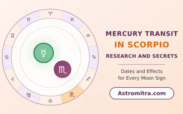 Mercury transit in Scorpio: Budh in the secretive sign of Mars, Astromitra.com
