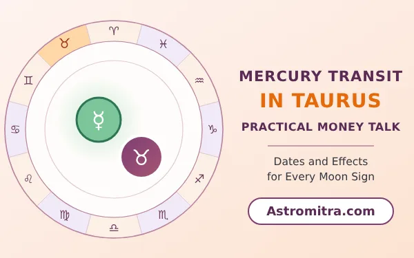 Mercury transit in Taurus: Budh in Venus's earth sign, Astromitra.com