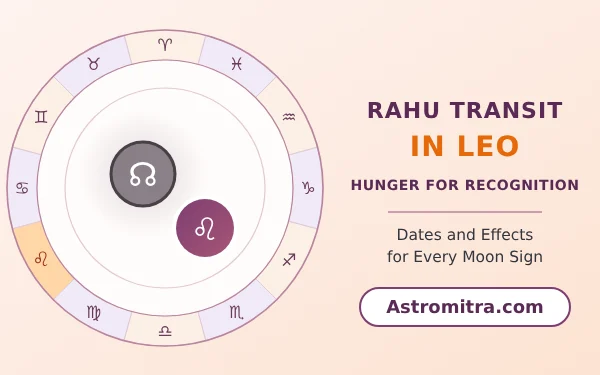Rahu transit in Leo: the shadow planet in the Sun's royal sign, Astromitra.com