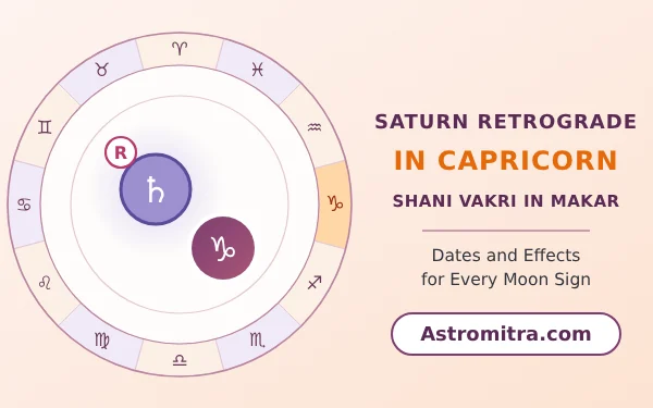 Saturn retrograde in Capricorn: Shani vakri in its own earth sign, Astromitra.com