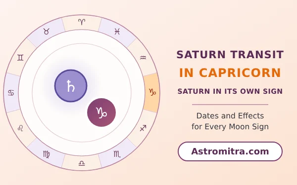 Saturn transit in Capricorn: Shani in its own earth sign, Astromitra.com