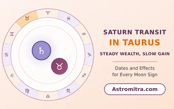 Saturn transit in Taurus: Shani in the earth sign of its friend Venus, Astromitra.com