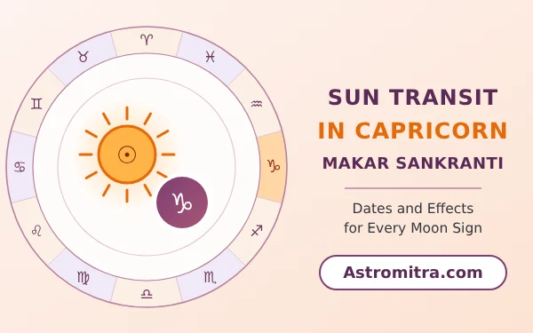 Sun transit in Capricorn: the Sun in the sign of the sea-goat at Makar Sankranti, Astromitra.com