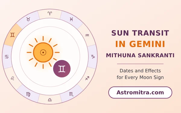 Sun transit in Gemini: the Sun in the sign of the twins, Astromitra.com