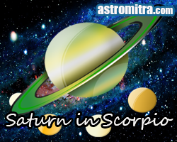 Saturn Transit in Scorpio
